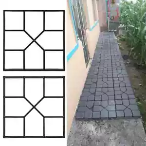 Garden Paving Mould DIY Path Maker Concrete Mould Brick Pavement Cement Mold - Picture 1 of 24