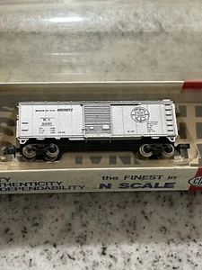 Vintage Con-Cor 1002-X N Scale Rock Island 40' Steel Box car 5287 RTR NIB 1973 M - Picture 1 of 6