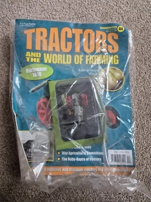1/43 HACHETTE UNIVERSAL HOBBIES TRACTOR WORLD OF FARMING 1930 HURLIMANN 1 K 10 - Image 1 of 3