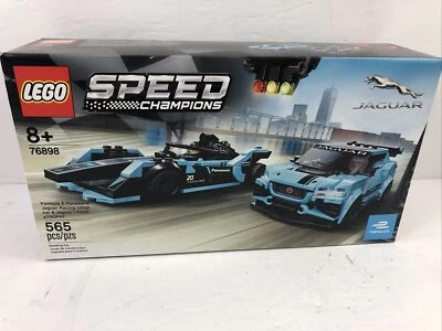 LEGO Speed Champions 76898 Jaguar GEN2 & Jaguar i-PACE NEW Sealed RETIRED 2020 - Image 1 of 2