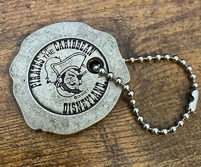 Moneda de colección Piratas del Caribe de Disneyland doble pirata sin marcas Foto 1 de 2