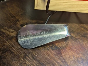 Florsheim Shoes Vintage Metal SHOE HORN Advertising: Kaplan's North Chicago - Picture 1 of 6