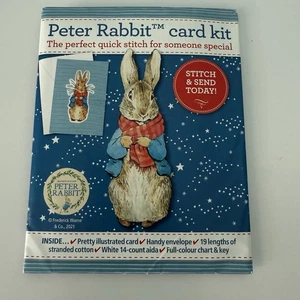 Peter Rabbit Card Kit Crossstitch Fredrick Warne & Co 2021 Includes All Material - Picture 1 of 4