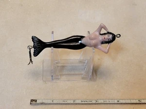 Mermaid Vintage Fishing Lure - Black Antique Collectable - Picture 1 of 5