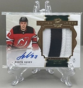 Nikita Gusev 2019-20 Upper Deck The Cup Limited Logos RPA RC Jersey Auto /50! - Picture 1 of 3