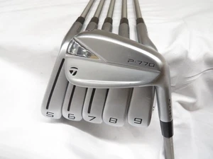 Used RH TaylorMade P770 Iron Set 5-PW SteelFiber i70 Regular Flex Graphite - Picture 1 of 8