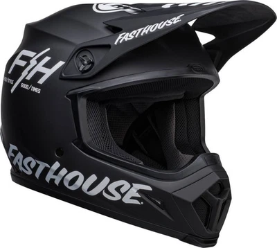 Bell Adult's MX-9 Mips FastHouse Prospect Dirt Bike Helmet Black/White - Large - Image 1 of 4