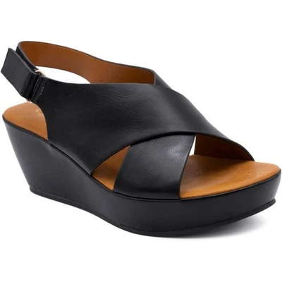 And Ladies Sandals Hook Loop Casual Summer Open Toe Women Slip On Mid Heel Wedge - Image 1 of 4