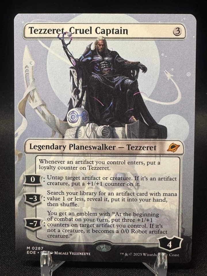 Tezzeret, Cruel Captain (Borderless) 287 Edge of Eternities NM MTG - Image 1 of 1