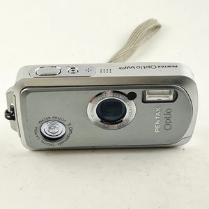 Cámara digital Pentax Optio WP plateada 5 megapíxeles zoom óptico 3x impermeable - Imagen 1 de 11