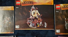 LEGO Hobbit 79010 Goblin King Battle &ndash; Complete Build, Manuals &ndash; Only Gandalf Mi