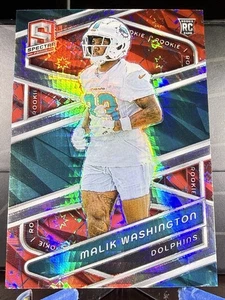 2024 Malik Washington Panini Spectra Lucky Envelopes Prizm Rookie #196 2/8 - Picture 1 of 2