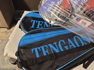 - 2Pack Carbon Fiber High-Grade Badminton Racquets Lightweight TENGAOSI - Picture 1 of 3