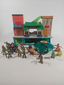 RARE 2014 Teenage Mutant Ninja Turtles TMNT Chinatown Lair, Figures, Vehicles  - Picture 1 of 9