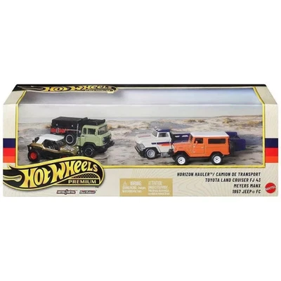 2026 Hot Wheels Premium Set a Horizon Hauler Toyota Land Cruiser Jeep FC Meyers - Image 1 of 2