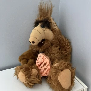Vintage 1986 Coleco TV ALF 18 Zoll sprechendes Plüschtier Stofftier Alien Spielzeug Sprachbox funktioniert - Bild 1 von 17