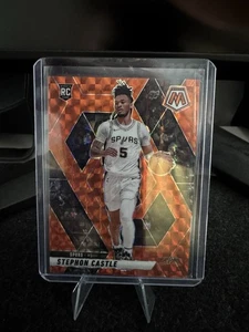 Stephon Castle /249 Orange True Rookie Card Panini Mosaic 2024/25 - Picture 1 of 2
