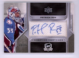 2006-07 The Cup Scripted Swatches Patrick Roy Patch Auto /25 #SS-PR HOF - Picture 1 of 2