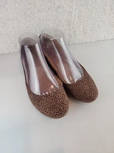 Scarpe da donna Sun + Stone Eliana slip on ballerine marroni 6,5 m leopardate - Foto 1 di 8