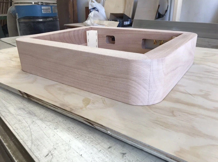 Thorens td 160,147,145,146,165,166 Plinth Raw Rounded Solid Wood - Image 1 of 4