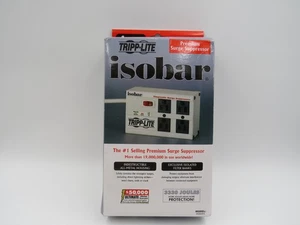 Tripp Lite Isobar Protezione da Sovratensioni Metallo 4 Uscite 6' Cavo 3330 Joule NUOVO - Foto 1 di 4