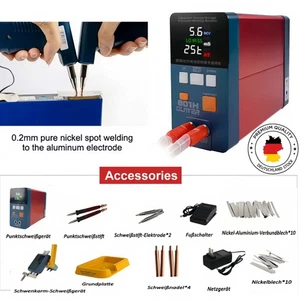 Battery Spot Welder Batterie Schweißgerät Akku Punktschweißgerät PROFI - Bild 1 von 19