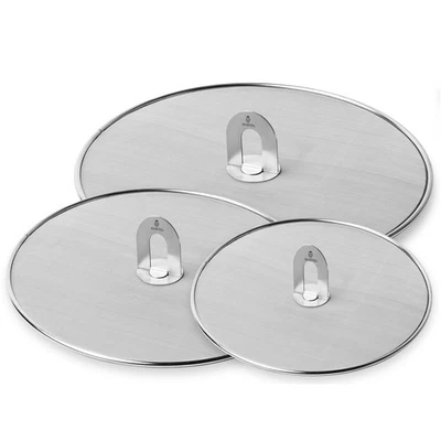 Kitchen Splatter Screen for Cooking - 10'' 11.5'' 13'' Stainless Steel Grease... - Image 1 of 4