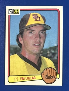 1983 Donruss Baseball Tim Lollar San Diego Padres #61 - Picture 1 of 2