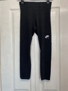 Womens Nike Air Cropped Leggings Size S Black 23” Inside Leg - Picture 1 of 12