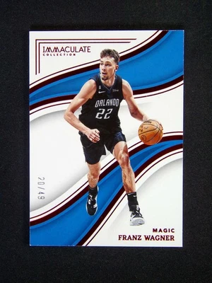 2022-23 Panini Immaculate Franz Wagner #8 Red /49 - Image 1 of 4