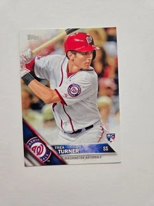 Trea Turner 2016 Topps Series One Baseball #103 Washington Nationals RC - Bild 1 von 2