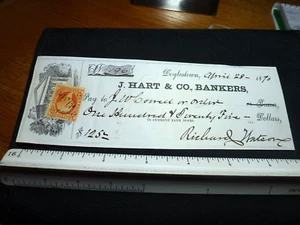Bank Pic. Doylestown PA.  1870, payable current bank notes,amt;$125.00 - Picture 1 of 3