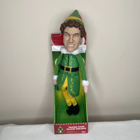 Elf Talking Plush Figure Will Ferrell Collectible Stuffed Toy Pull String NEW Cover
