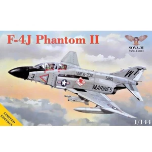 SOVA-M SVM 14001 Plástico Modelo Avión Kit Escala 1:144 F4J "Phantom II" - Imagen 1 de 12