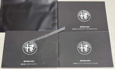 2018 ALFA ROMEO STELVIO OWNERS MANUAL V6 2.9L I4 2.0L QUADRIFOGLIO Ti BAS - Image 1 of 4
