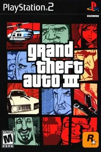 Grand Theft Auto III PlayStation 2 Game Poster Multiple Sizes 11x17-24x36 - Picture 1 of 1