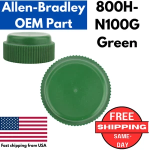 ALLEN BRADLEY PUSHBUTTON PROTECTIVE BOOT 800H-N100G Green Head soft cover ureth - Picture 1 of 13