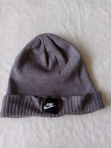 Nike Gray Beanie Hat, One Size - Picture 1 of 5