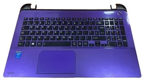 Toshiba Satellite L50-b Series lila Handauflage UK Tastatur Einheit A000301410 - Bild 1 von 3