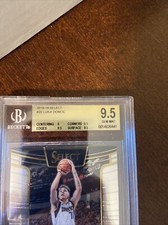 2018-19 Panini Select Luka Doncic Rookie #25 Beckett BGS 9.5