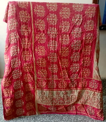 Colcha edredón vintage Kantha indio hecha a mano ropa de cama de algodón colcha edredón Foto 1 de 2