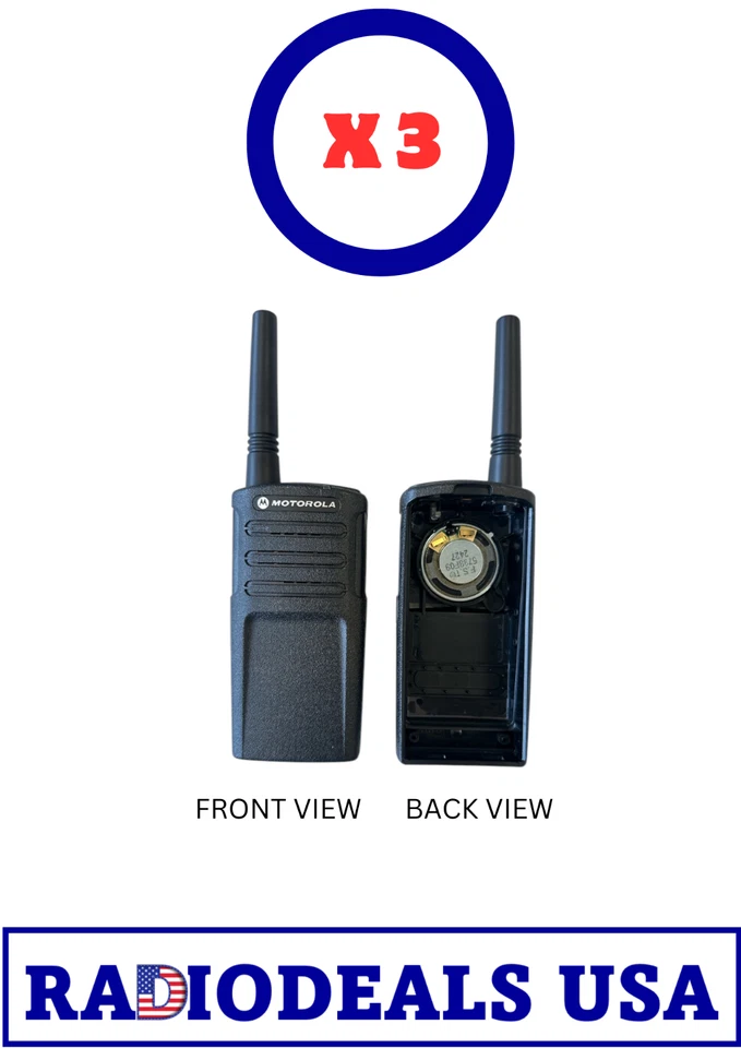 Motorola RMU2080 Housing with speaker &knobs - RMU2080 - 3 PC - Image 1 of 1