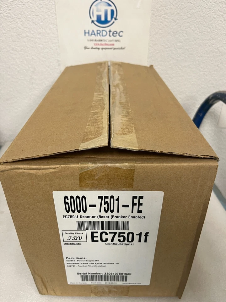 RDM EC7501F EC7500i Dual Sided Check Scanner w/ Power adapter (New, Open Box) - Image 1 of 4