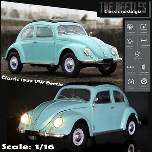 RC Car Full Proportional Control Classic VW Beetle Retro Model On Road Bug Cars - Picture 1 of 12
