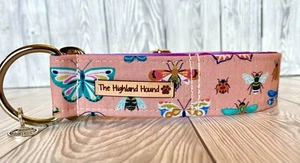 1.5" Flutter By Handmade fishtail Martingale Dog Collar Greyhound, Whippet - Picture 1 of 7