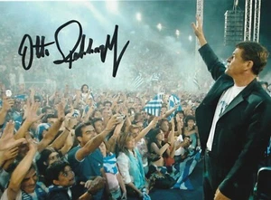 Otto Rehhagel Hand Signed 7x5 Inch Greece Football Photo Euro 2004 - Picture 1 of 1