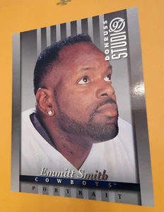 1997 DONRUSS STUDIO PORTRAIT -- EMMITT SMITH -- 8X10 JUMBO CARD - Picture 1 of 2
