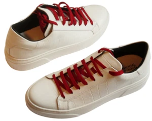 Sneakers nuove DOMENICO TAGLIENTE $345 in pelle 9,5 M stampa coccodrillo USA - Foto 1 di 6