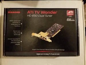 Diamond ATI TV Wonder HD 650 PCI Digital and Analog Dual TV Tuner and DVR - Picture 1 of 4