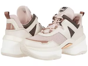 Womens Michael Kors Michael Kors Olympia Trainer Soft Pink 8 M NEW - Picture 1 of 9